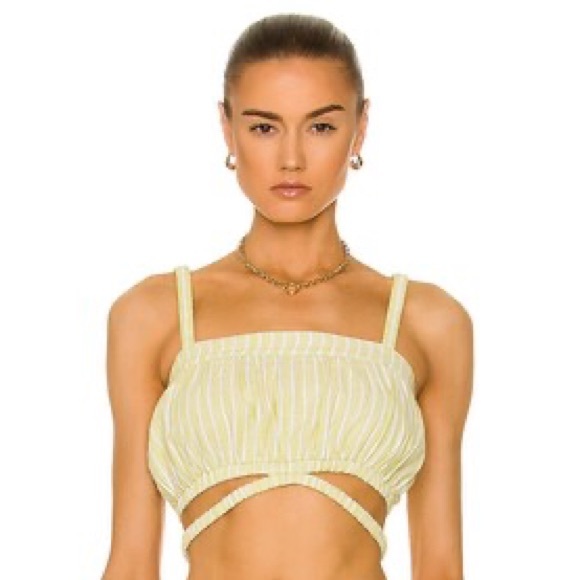 JONATHAN SIMKHAI STANDARD Hutton Crop Top NWT, S - Picture 1 of 8